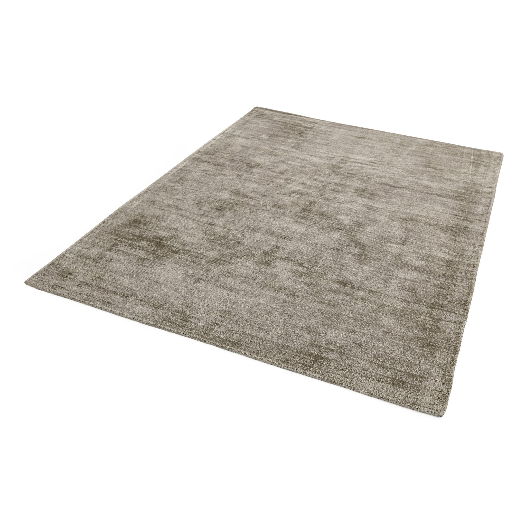 Hand Woven Viscose Rug in Moleskin